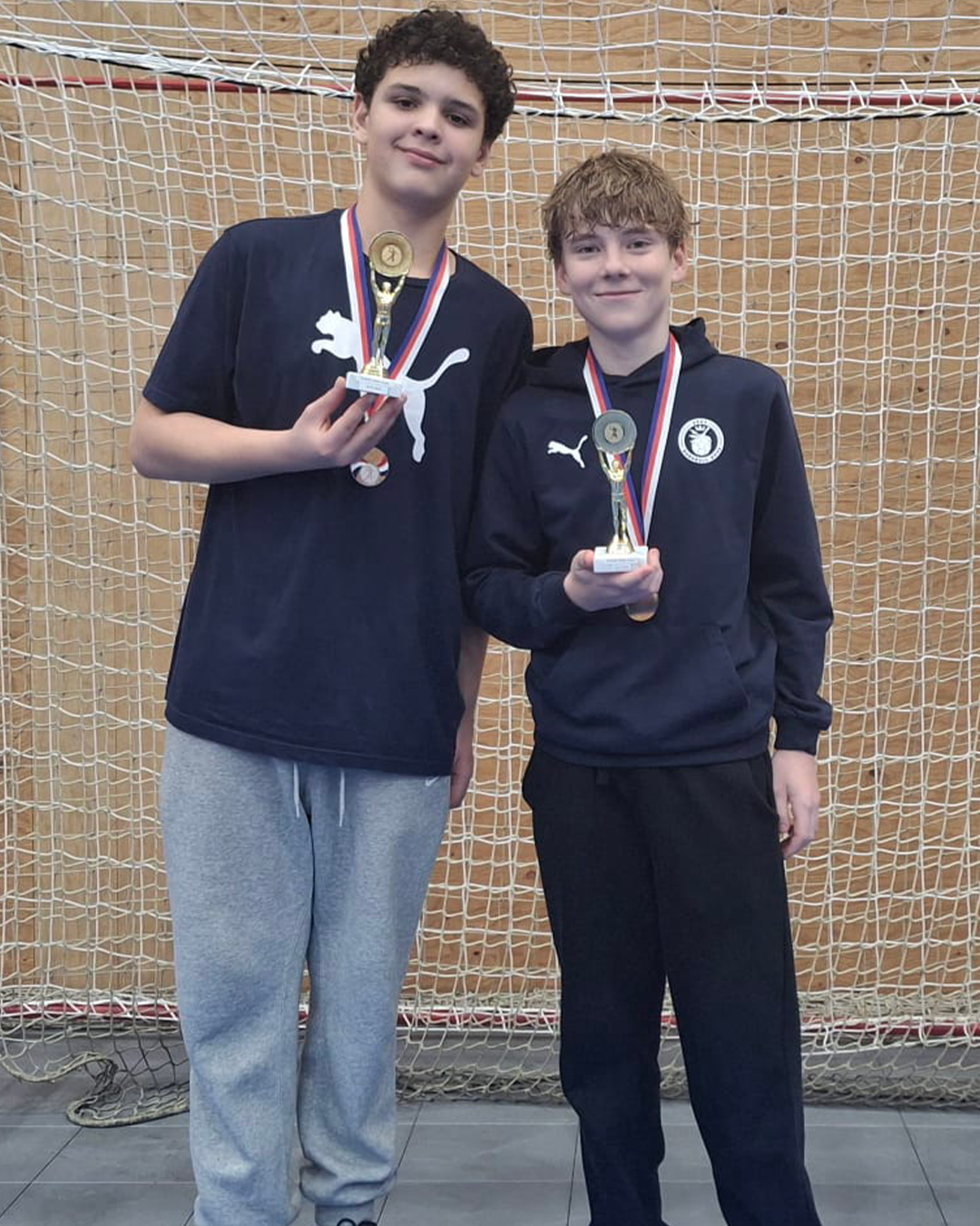 Nejlepší brankář (Nikolas Jindra) a nejlepší střelec (Jakub Hrůza) turnaje O pohár města Úvaly 2026!